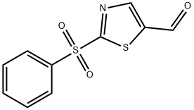 2-(PHENYLSULFONYL)-1,3-THIAZOLE-5-CARBALDEHYDE Struktur