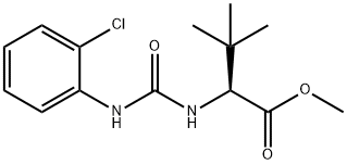 METHYL 2-([(2-CHLOROANILINO)CARBONYL]AMINO)-3,3-DIMETHYLBUTANOATE Struktur