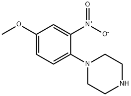 1-(4-METHOXY-2-NITROPHENYL)PIPERAZINE HYDROCHLORIDE Struktur