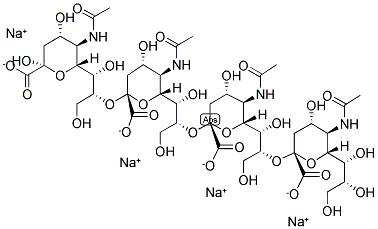 N-ACETYLNEURAMINIC ACID TETRAMER, TETRASODIUM SALT Struktur