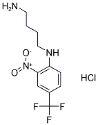 N-[2-NITRO-4-(TRIFLUOROMETHYL)PHENYL]BUTANE-1,4-DIAMINE HYDROCHLORIDE Struktur