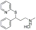 N-METHYL-3-PHENYL-3-[(PYRIDIN-2-YL)THIO]PROPYLAMINE, HYDROCHLORIDE Struktur