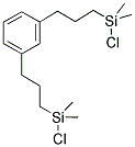 1,3-BIS(CHLORODIMETHYLSILYLPROPYL)BENZENE Struktur