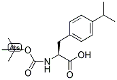 (S)-2-TERT-BUTOXYCARBONYLAMINO-3-(4-ISOPROPYL-PHENYL)-PROPIONIC ACID Struktur