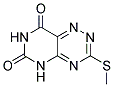 3-(METHYLTHIO)PYRIMIDO[4,5-E][1,2,4]TRIAZINE-6,8(5H,7H)-DIONE Struktur