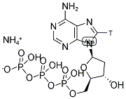 DEOXY[2,8-3H]ADENOSINE 5'-TRIPHOSPHATE, AMMONIUM SALT Struktur