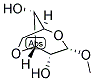 METHYL 3,6-ANHYDRO-ALPHA-D-GALACTOPYRANOSIDE Struktur