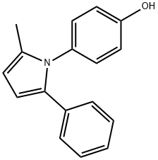 4-(2-METHYL-5-PHENYL-1H-PYRROL-1-YL)PHENOL Struktur