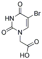 (5-BROMO-2,4-DIOXO-3,4-DIHYDROPYRIMIDIN-1(2H)-YL)ACETIC ACID Struktur