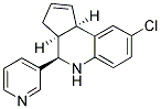 (3AS,4R,9BR)-8-CHLORO-4-PYRIDIN-3-YL-3A,4,5,9B-TETRAHYDRO-3H-CYCLOPENTA[C]QUINOLINE Struktur