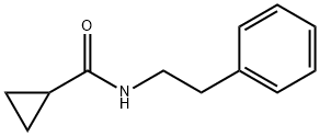 N-PHENETHYLCYCLOPROPANECARBOXAMIDE Struktur