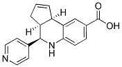 (3AS,4R,9BR)-4-PYRIDIN-4-YL-3A,4,5,9B-TETRAHYDRO-3H-CYCLOPENTA[C]QUINOLINE-8-CARBOXYLIC ACID Struktur