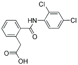 2-(2-(N-(2,4-DICHLOROPHENYL)CARBAMOYL)PHENYL)ACETIC ACID Struktur