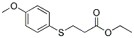 ETHYL 3-[(4-METHOXYPHENYL)THIO]PROPANOATE Struktur