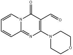 2-MORPHOLIN-4-YL-4-OXO-4H-PYRIDO[1,2-A]PYRIMIDINE-3-CARBALDEHYDE Struktur