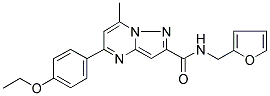 5-(4-ETHOXYPHENYL)-N-(2-FURYLMETHYL)-7-METHYLPYRAZOLO[1,5-A]PYRIMIDINE-2-CARBOXAMIDE Struktur