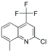 2-CHLORO-8-METHYL-4-(TRIFLUOROMETHYL)QUINOLINE Struktur