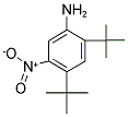 2,4-DITERT-BUTYL-5-NITROANILINE Struktur