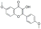 6,4'-DIMETHOXY-3-HYDROXYFLAVONE Struktur