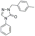 2-(4-METHYLBENZYL)-4-PHENYL-2,4-DIHYDRO-3H-1,2,4-TRIAZOL-3-ONE Struktur