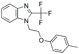 1-[2-(4-METHYLPHENOXY)ETHYL]-2-(TRIFLUOROMETHYL)-1H-BENZIMIDAZOLE Struktur