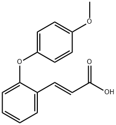 3-[2-(4-METHOXYPHENOXY)PHENYL]ACRYLIC ACID Struktur