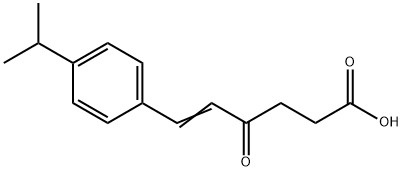 6-(4-ISOPROPYLPHENYL)-4-OXO-5-HEXENOIC ACID Struktur