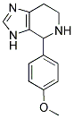 4-(4-METHOXYPHENYL)-4,5,6,7-TETRAHYDRO-3H-IMIDAZO[4,5-C]PYRIDINE Struktur