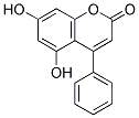 5,7-DIHYDROXY-4-PHENYLCOUMARIN Struktur