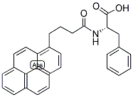 N-(1-L-PHENYLALANINE)-4-(1-PYRENE)BUTYRAMIDE Struktur