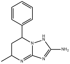 5-METHYL-7-PHENYL-4,5,6,7-TETRAHYDRO-[1,2,4]TRIAZOLO[1,5-A]PYRIMIDIN-2-YLAMINE Struktur