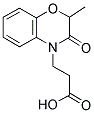 3-(2-METHYL-3-OXO-2,3-DIHYDRO-4H-1,4-BENZOXAZIN-4-YL)PROPANOIC ACID Struktur