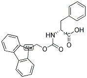 N-FMOC-D-PHENYLALANINE, [1-14C] Struktur