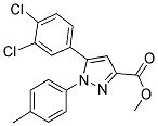 METHYL 5-(3,4-DICHLOROPHENYL)-1-(4-METHYLPHENYL)-1H-PYRAZOLE-3-CARBOXYLATE Struktur