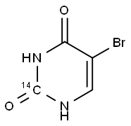 5-BROMOURACIL, [2-14C]- Struktur