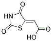 (2Z)-(2,4-DIOXO-1,3-THIAZOLIDIN-5-YLIDENE)ACETIC ACID Struktur