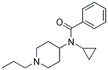 N-CYCLOPROPYL-N-(1-PROPYLPIPERIDIN-4-YL)BENZAMIDE Struktur