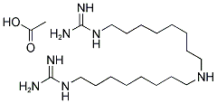 GUAZATINE ACETATE SALT Struktur