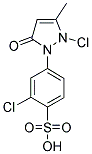 1-(2,5'-DICHLORO-4'SULFOPHENYL)-3-METHYL-5-PYRAZOLONE Struktur