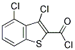 3,4-DICHLOROBENZO[B]THIOPHENE-2-CARBONYL CHLORIDE Struktur