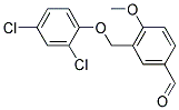 3-(2,4-DICHLORO-PHENOXYMETHYL)-4-METHOXY-BENZALDEHYDE Struktur