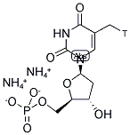 THYMIDINE 5'-MONOPHOSPHATE, DIAMMONIUM SALT, [METHYL-3H]- Struktur