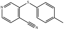 3-[(4-METHYLPHENYL)SULFANYL]ISONICOTINONITRILE Struktur