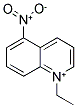 1-ETHYL-5-NITROQUINOLINIUM Struktur