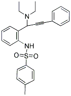 N-(2-(1-(DIETHYLAMINO)-3-PHENYLPROP-2-YNYL)PHENYL)-4-METHYLBENZENESULFONAMIDE Struktur