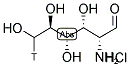 D-GLUCOSAMINE HYDROCHLORIDE, [6-3H]- Struktur