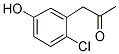 2-CHLORO-5-HYDROXYPHENYLACETONE Struktur