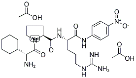 H-D-CHG-PRO-ARG-PNA 2ACOH Struktur