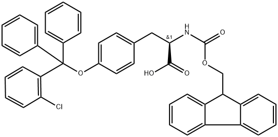 FMOC-D-TYR(2-CLTRT)-OH Struktur