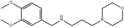 (3,4-DIMETHOXY-BENZYL)-(3-MORPHOLIN-4-YL-PROPYL)-AMINE Struktur